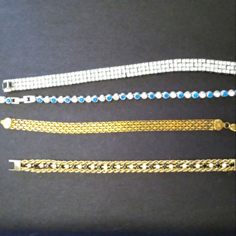 Bracelets,  4 in set